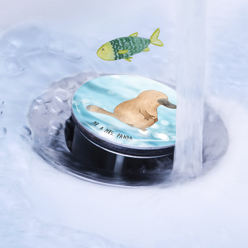 Sink plug platypus courage washbasin, drain set, washbasin plugs, drain plugs, universal, stoppers, Washbasin plugs, Seafood, aquatic animals, ocean, sea, fish, shells, corals, reef, whale, narwhal, sea urchin, lobster, platypus, turtle, manatee, crocodile, orca, shrimp, gifts for seafood lovers, water world, underwater animals, underwater world, vacation, deep sea, seafood fans, gift ideas, seafood decoration, seafood posters, world trip, new beginning, work, training, wisdom, new start, Platypus, Raodtrip, office, brave, motivation, courage
