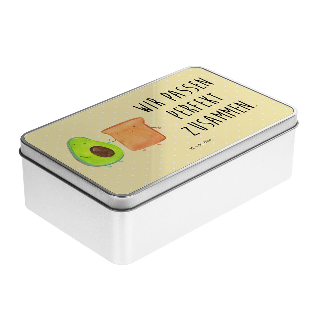 Metal tin avocado toast storage box, storage tin, lock-up box, container, lunch box, aluminium tin, cookie tin, tin box, tins, metal box, Tin can, avocado, vegetables, Anniversary, Anniversary gift, Engagement, Wedding gift, Girlfriend, Friend, Wedding, Lovers, Couple, Toast bread, Engagement party, Toast, Avocado