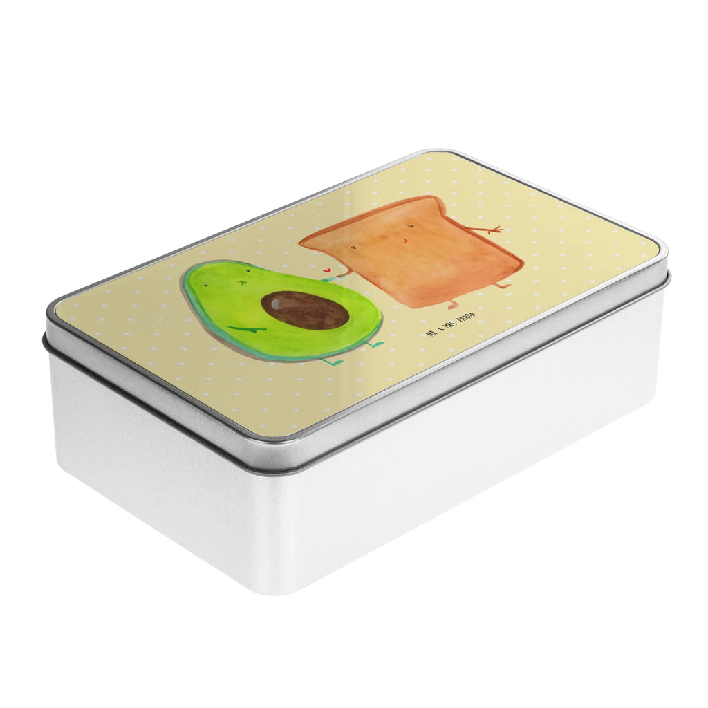 Metal tin avocado toast storage box, storage tin, lock-up box, container, lunch box, aluminium tin, cookie tin, tin box, tins, metal box, Tin can, avocado, vegetables, Anniversary, Anniversary gift, Engagement, Wedding gift, Girlfriend, Friend, Wedding, Lovers, Couple, Toast bread, Engagement party, Toast, Avocado