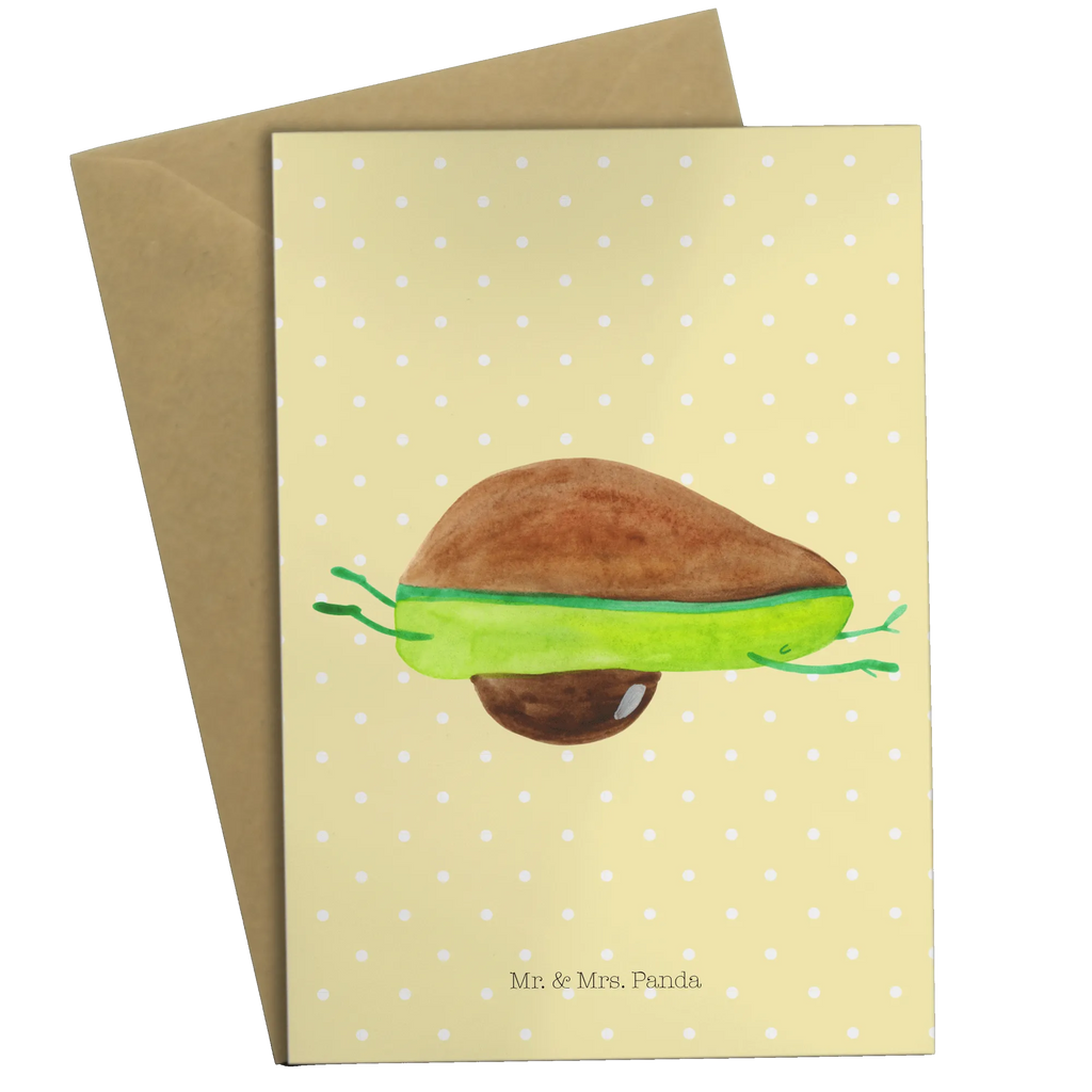 Greetings card avocado yoga Hochzeitskarte, Grußkarte, Ansichtskarten, Einladungskarte, Glückwunschkarte, Karte, Klappkarte, Geburtstagskarte, Avocado, Veggie, Vegan, Gesund, Avocado Yoga Vegan