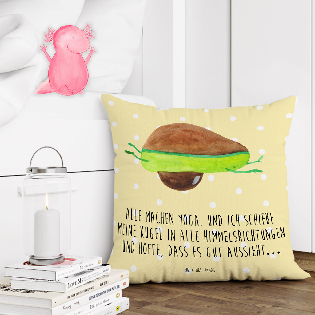 Cushion avocado yoga 40 x 40, pad, couch, bed, fluffy, soft, settee, 40x40, sofa, pillow case, cushion, bedroom, Pillow, pillows, avocado, vegetables