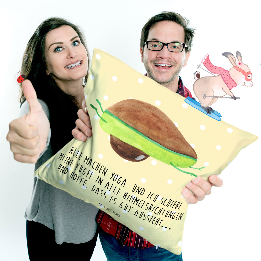 Cushion avocado yoga 40 x 40, pad, couch, bed, fluffy, soft, settee, 40x40, sofa, pillow case, cushion, bedroom, Pillow, pillows, avocado, vegetables