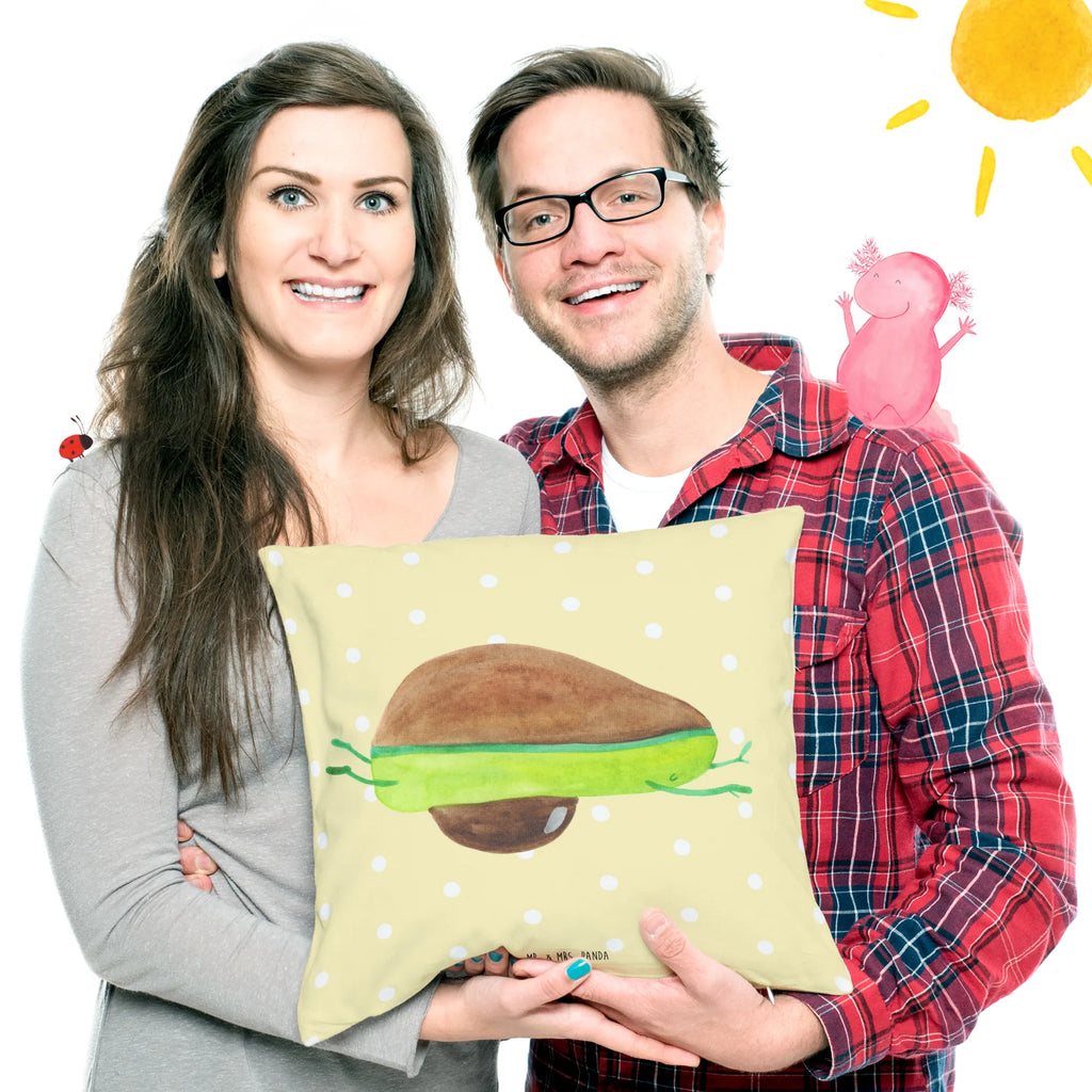 Cushion avocado yoga 40 x 40, pad, couch, bed, fluffy, soft, settee, 40x40, sofa, pillow case, cushion, bedroom, Pillow, pillows, avocado, vegetables