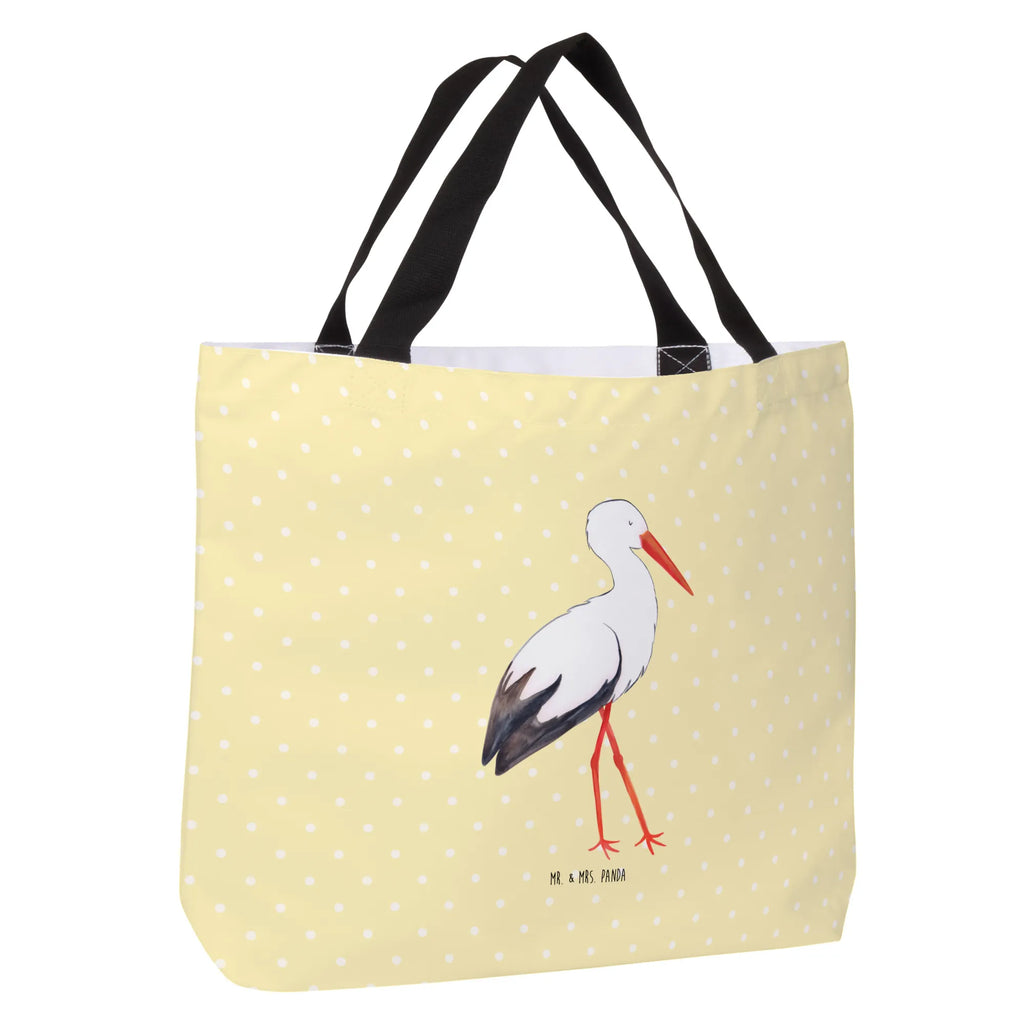 Shopper Stork Einkaufstasche, Schulbeutel, Beutel, Freizeittasche, Schultertasche, Strandtasche, Stofftasche, Tragebeutel, Ausflug, Tüte, Shopper, Schultasche, XXL Tasche, Einkaufsbeutel, XL, Alltagstasche, Gute Laune, Lustige Sprüche, Tiermotive, Tiere, Baby, Storch, Störche, Schwanger, Mütter, Geburt, Schwangerschaft, Babybauch, Mutter Werden, Mutter