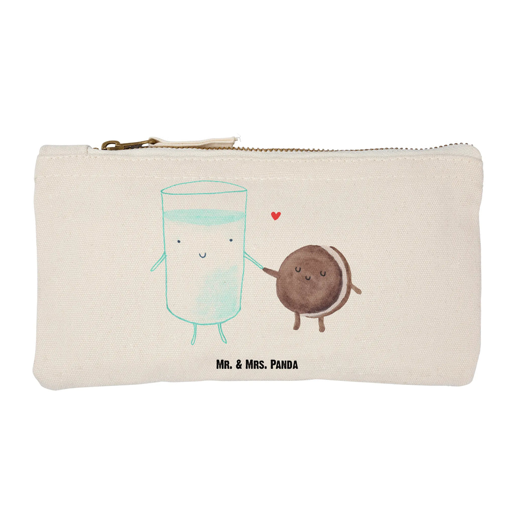 Make-up bag milk biscuit Mäppchen, Kulturtasche, Schminktasche, Kulturbeutel, Kosmetiktasche, pinsel tasche, toiletry bag, aufbewahrungsbeutel, Waschbeutel, pencil case, Schlampermäppchen, utensilientasche, aufbewahrungstasche, Federmappe, Waschtasche, Stiftemäppchen, beauty tasche, Schminktäschchen, Etui, Schminkbeutel, Kosmetikbeutel, beauty case, kosmetiktäschchen, Lustige Sprüche, Tiermotive, Tiere, Gute Laune, Milch, Keks, Cookie, Milk, Motiv Süß, Romantisch, Kaffee, Kekse, Perfektes Paar, Einladung Frühstück