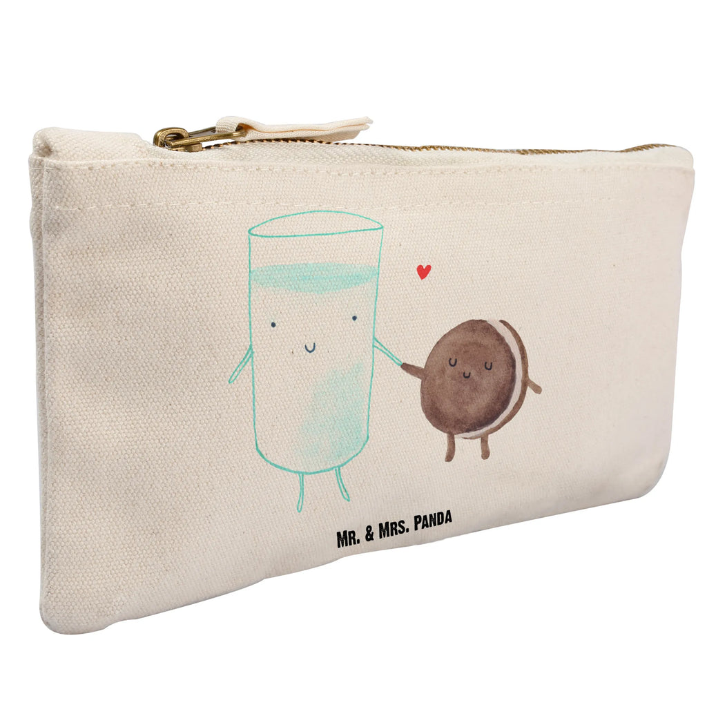 Make-up bag milk biscuit Mäppchen, Kulturtasche, Schminktasche, Kulturbeutel, Kosmetiktasche, pinsel tasche, toiletry bag, aufbewahrungsbeutel, Waschbeutel, pencil case, Schlampermäppchen, utensilientasche, aufbewahrungstasche, Federmappe, Waschtasche, Stiftemäppchen, beauty tasche, Schminktäschchen, Etui, Schminkbeutel, Kosmetikbeutel, beauty case, kosmetiktäschchen, Lustige Sprüche, Tiermotive, Tiere, Gute Laune, Milch, Keks, Cookie, Milk, Motiv Süß, Romantisch, Kaffee, Kekse, Perfektes Paar, Einladung Frühstück
