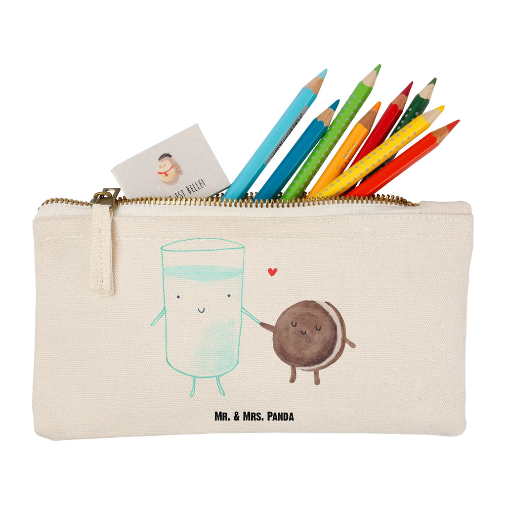 Make-up bag milk biscuit Mäppchen, Kulturtasche, Schminktasche, Kulturbeutel, Kosmetiktasche, pinsel tasche, toiletry bag, aufbewahrungsbeutel, Waschbeutel, pencil case, Schlampermäppchen, utensilientasche, aufbewahrungstasche, Federmappe, Waschtasche, Stiftemäppchen, beauty tasche, Schminktäschchen, Etui, Schminkbeutel, Kosmetikbeutel, beauty case, kosmetiktäschchen, Lustige Sprüche, Tiermotive, Tiere, Gute Laune, Milch, Keks, Cookie, Milk, Motiv Süß, Romantisch, Kaffee, Kekse, Perfektes Paar, Einladung Frühstück