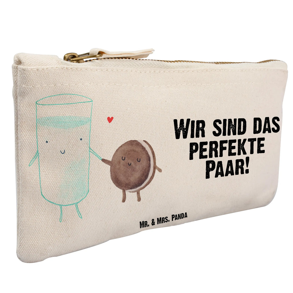 Make-up bag milk biscuit Mäppchen, Kulturtasche, Schminktasche, Kulturbeutel, Kosmetiktasche, pinsel tasche, toiletry bag, aufbewahrungsbeutel, Waschbeutel, pencil case, Schlampermäppchen, utensilientasche, aufbewahrungstasche, Federmappe, Waschtasche, Stiftemäppchen, beauty tasche, Schminktäschchen, Etui, Schminkbeutel, Kosmetikbeutel, beauty case, kosmetiktäschchen, Lustige Sprüche, Tiermotive, Tiere, Gute Laune, Milch, Keks, Cookie, Milk, Motiv Süß, Romantisch, Kaffee, Kekse, Perfektes Paar, Einladung Frühstück