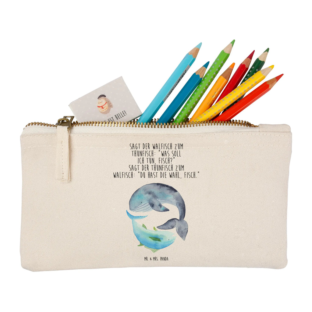 Make-up bag whale tuna Schminktasche, Kulturbeutel, Etui, Kosmetiktasche, Waschtasche, Mäppchen, Federmappe, utensilientasche, pencil case, Waschbeutel, pinsel tasche, Schminktäschchen, toiletry bag, Schminkbeutel, Kulturtasche, beauty tasche, Stiftemäppchen, aufbewahrungsbeutel, Kosmetikbeutel, beauty case, Schlampermäppchen, aufbewahrungstasche, kosmetiktäschchen, Lustige Sprüche, Tiermotive, Tiere, Gute Laune, Wal, Spruch Lustig, Wortwitz Lustig, Tunfisch, Flachwitz, Flachwitz Geschenk, Spruch Des Tages, Witz, Wahl