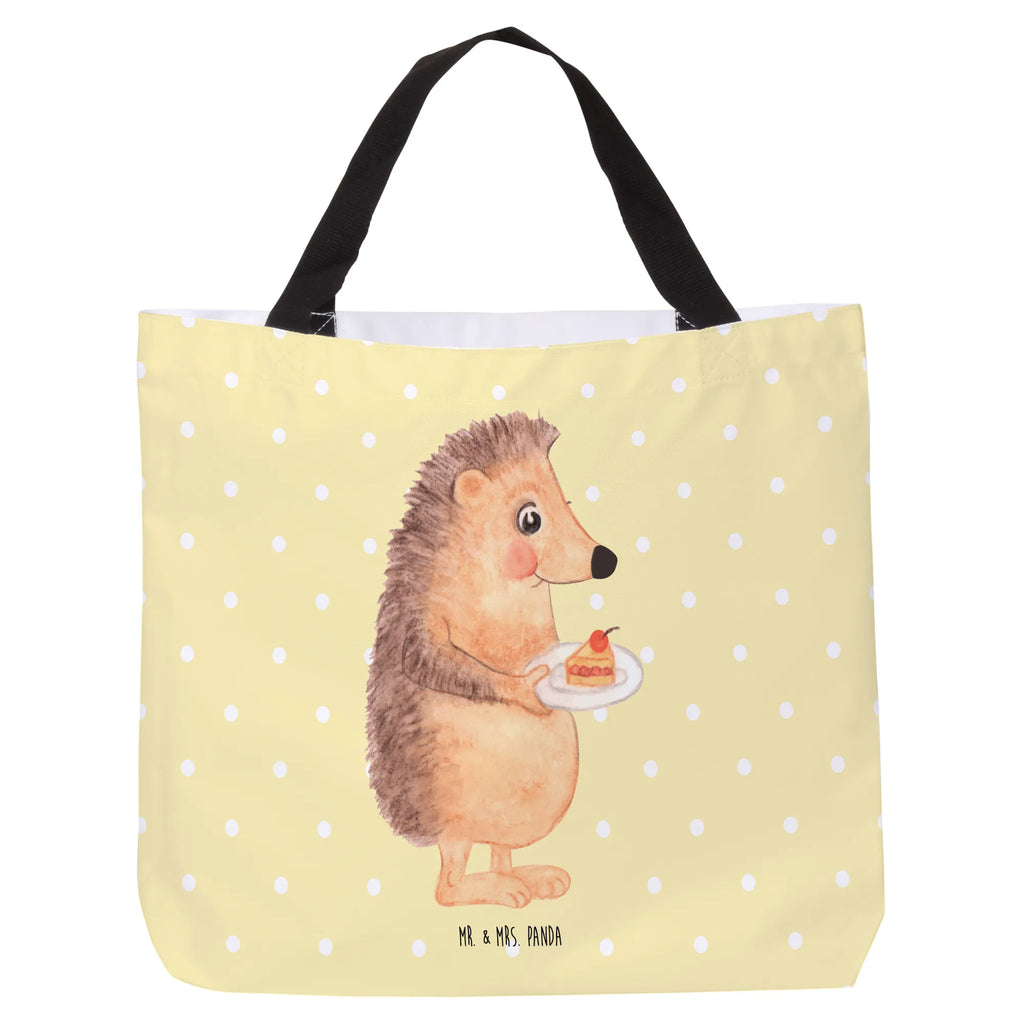 Shopper Hedgehog piece of cake Tragebeutel, Stofftasche, Shopper, Strandtasche, Schulbeutel, Einkaufsbeutel, Ausflug, XL, Schultertasche, Beutel, Freizeittasche, Tüte, Schultasche, Einkaufstasche, XXL Tasche, Alltagstasche, Gute Laune, Lustige Sprüche, Tiermotive, Tiere, Einladung Party, Torte, Essen Spruch, Backen Geschenk, Igel, Geburtstagskuchen, Kuchen, Kuchen Backen