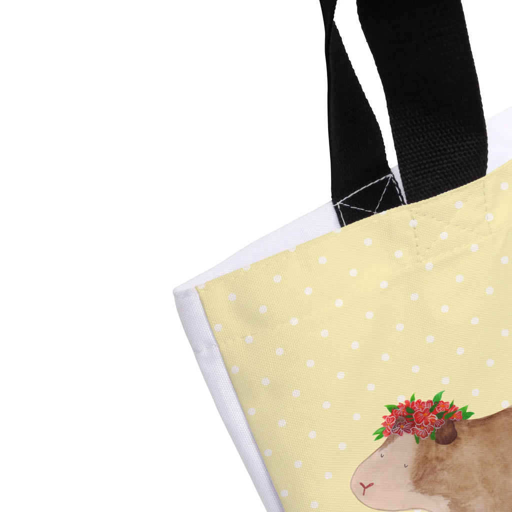 Shopper Guinea pig wisdom handle bag, large, XXL, shopper, shopping bag, carrier bag, beach bag, woman, bag, small animals, cute, funny, cute animal motives, hand drawn, small world, funny sayings, good mood, happy, gifts, gift ideas, special gifts, animal lover, card, guinea pig, wonderland, meerie, Meeries, reality, flower child, motivation, wonder, saying, wisdom