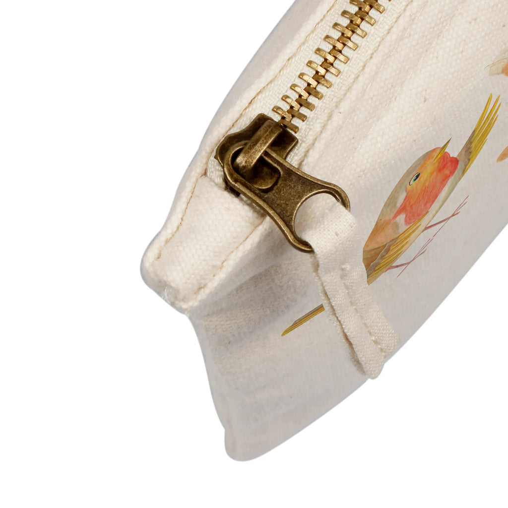 torebka na makijaż rudzik Pióra Motywy zwierzęce, dobra energia, zabawne powiedzonka, zwierzęta