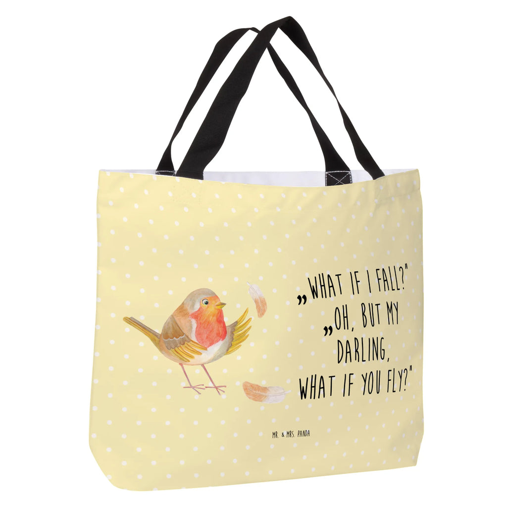 Shopper robin feathers Ausflug, Schultasche, Shopper, Strandtasche, Tüte, Beutel, XL, Schulbeutel, Tragebeutel, Einkaufstasche, Schultertasche, Freizeittasche, Alltagstasche, Einkaufsbeutel, XXL Tasche, Stofftasche, Gute Laune, Lustige Sprüche, Tiermotive, Tiere, What If I Fall, fliegen, Spruch Motivation, Vogel, Rotkehlchen, Motivationsbilder, Motivation Sprüche, Spruch Mut