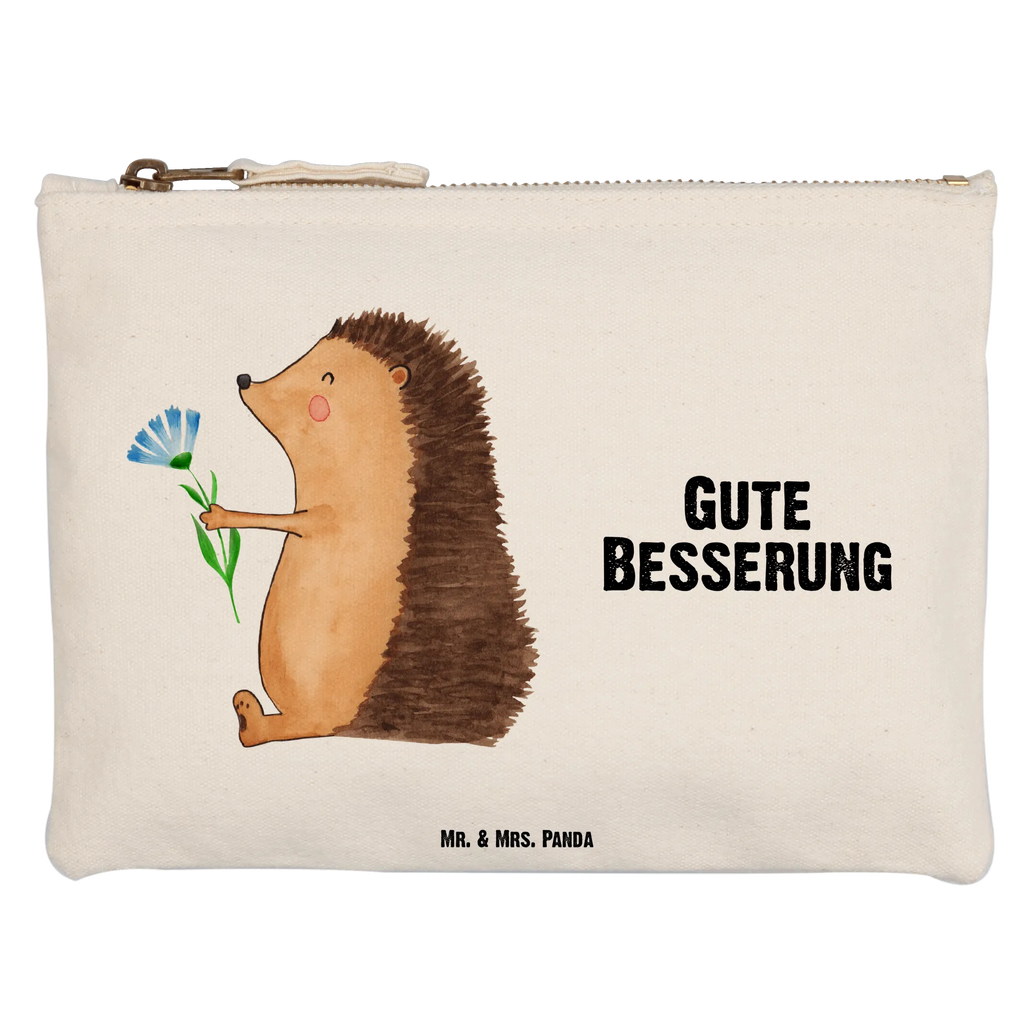 Make-up bag Hedgehog Flower kosmetiktäschchen, Schminktasche, aufbewahrungstasche, Schminktäschchen, Waschtasche, Stiftemäppchen, pencil case, beauty tasche, Waschbeutel, Mäppchen, toiletry bag, Kulturtasche, Kosmetikbeutel, pinsel tasche, beauty case, utensilientasche, Federmappe, Schminkbeutel, Etui, Kulturbeutel, Schlampermäppchen, aufbewahrungsbeutel, Kosmetiktasche, Tiermotive, Tiere, Lustige Sprüche, Gute Laune, Krankheit, Besuch, Igel, Gute Besserung, krank, Genesungswünsche, Krankenhaus