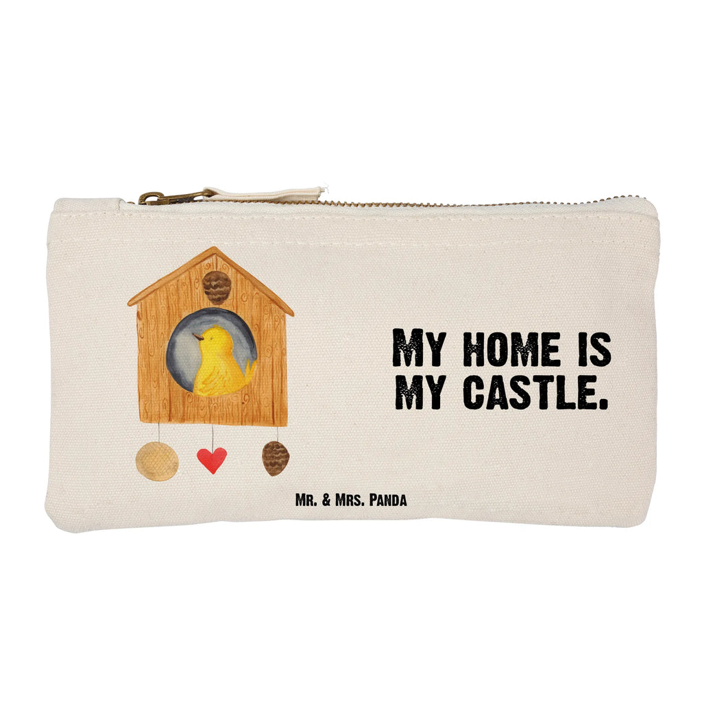 torebka na makijaż ptak Dom toiletry bag, Etui, beauty case, Waschtasche, Kulturbeutel, pencil case, pinsel tasche, beauty tasche, Kosmetiktasche, Kosmetikbeutel, aufbewahrungsbeutel, Schlampermäppchen, Schminktasche, Schminktäschchen, kosmetiktäschchen, Waschbeutel, Federmappe, Schminkbeutel, Mäppchen, utensilientasche, Kulturtasche, aufbewahrungstasche, Stiftemäppchen, Tiere, Lustige Sprüche, Tiermotive, Gute Laune, Wohnung, Eigenheim, Haus, Unser Haus, Familie, Home Sweet Home, Vogelhäuschen, Vogelhaus, Vögel, Nest, Castle, Lieblingsort, Zuhause, Vogel