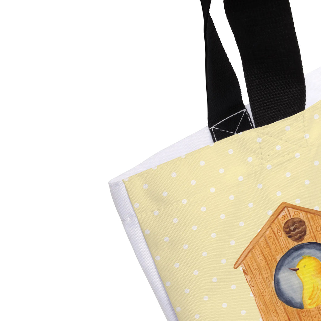 Shopper ptak Dom Einkaufsbeutel, Einkaufstasche, XXL Tasche, Tüte, Shopper, Strandtasche, Freizeittasche, Tragebeutel, Alltagstasche, Schultasche, Beutel, Schulbeutel, Ausflug, XL, Schultertasche, Stofftasche, Gute Laune, Tiere, Lustige Sprüche, Tiermotive, Vögel, Zuhause, Wohnung, Eigenheim, Home Sweet Home, Vogelhaus, Familie, Unser Haus, Lieblingsort, Haus, Castle, Vogel, Nest, Vogelhäuschen