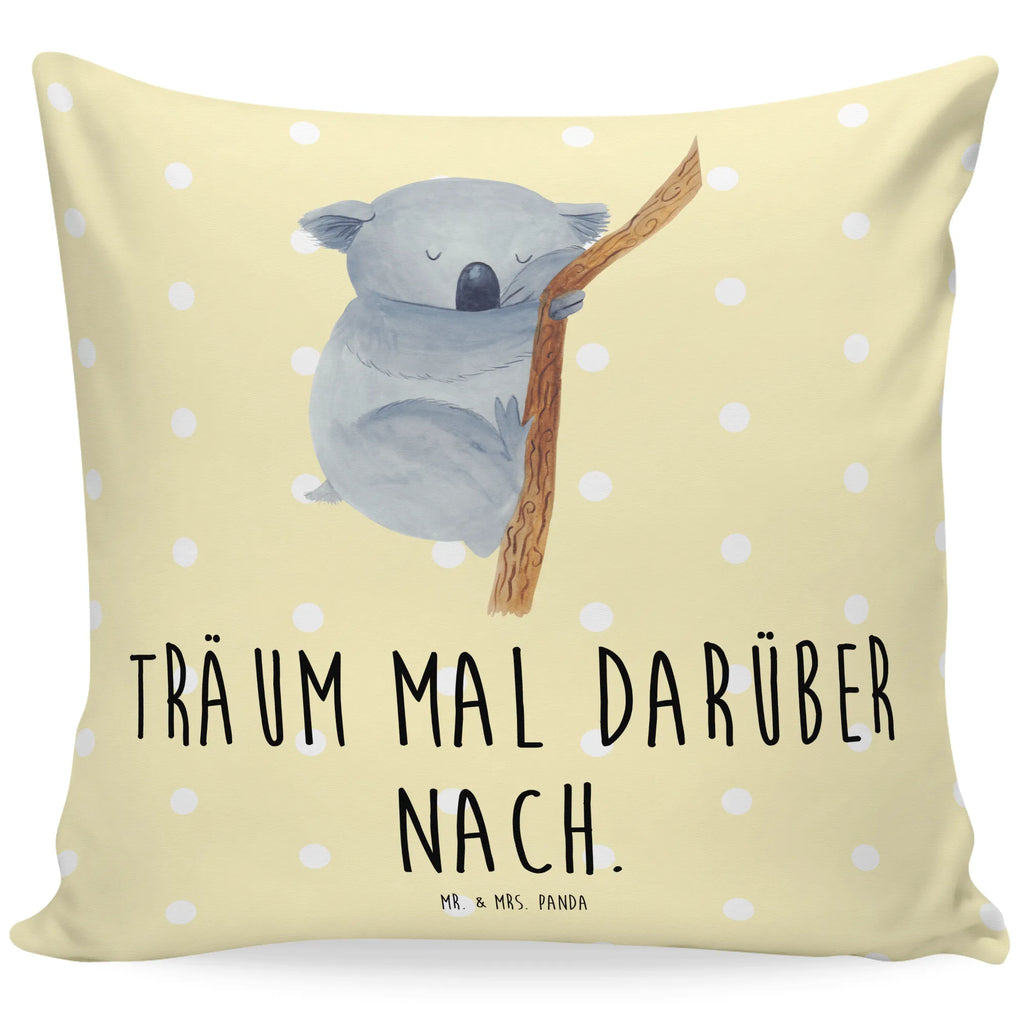 Cushion koala 40 x 40, pillows, settee, 40x40, soft, pad, pillow case, fluffy, bed, Pillow, bedroom, cushion, couch, sofa, small animals, cute, funny, cute animal motives, hand drawn, small world, funny sayings, good mood, happy, gifts, gift ideas, special gifts, animal lover, card, dream, dreamland, Koala, sleeping, bear, koala bear