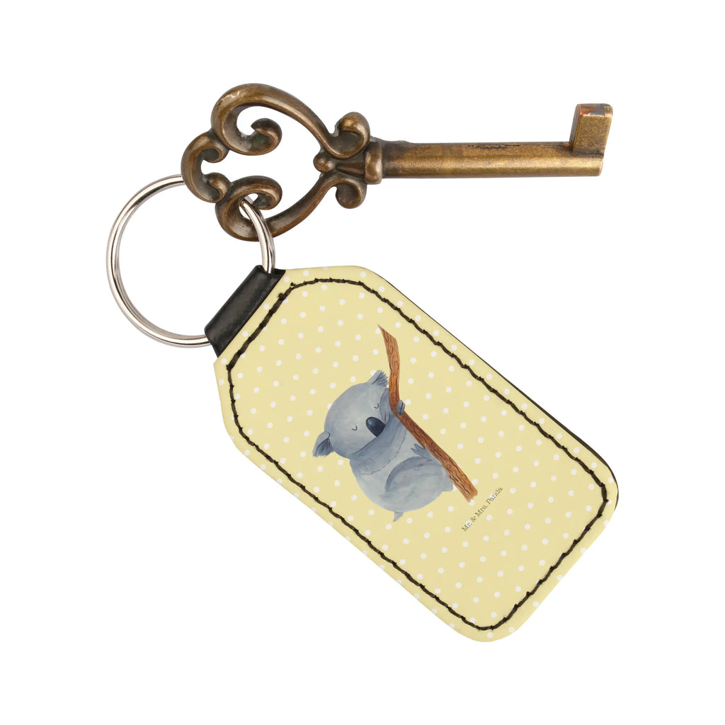 Rectangular key ring koala keychain, lucky charm, pendant, key ring, bag pendant, small animals, cute, funny, cute animal motives, hand drawn, small world, funny sayings, good mood, happy, gifts, gift ideas, special gifts, animal lover, card, koala bear, bedroom, dreamland, bear, Koala, dream, sleeping