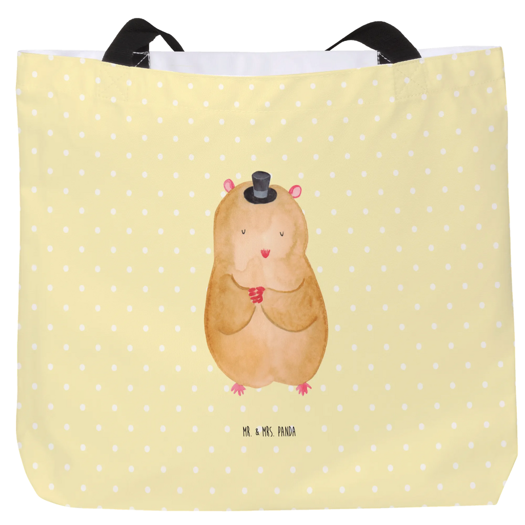 Shopper hamster cap Einkaufstasche, Shopper, XXL Tasche, Strandtasche, Freizeittasche, XL, Beutel, Schultasche, Schultertasche, Einkaufsbeutel, Tüte, Schulbeutel, Tragebeutel, Alltagstasche, Stofftasche, Ausflug, Gute Laune, Lustige Sprüche, Tiermotive, Tiere, Zylinder, Magier, Hamster, Zwerghamster, Hut, Zauberer