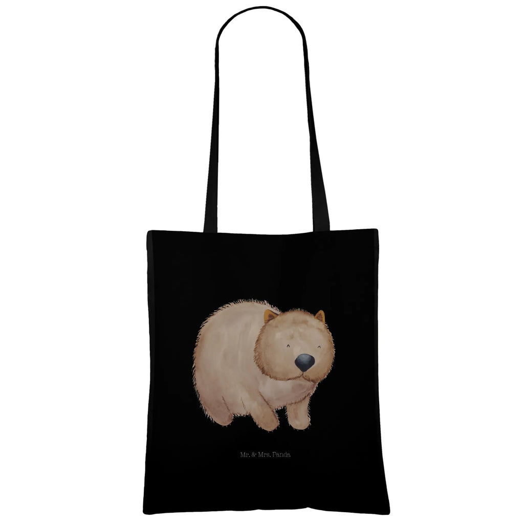 Tote bag Wombat cotton bag, jute bag, pouch, bag, Carrier bag, shopper, shoulder bag, cloth bag, shopping bag, small animals, cute, funny, cute animal motives, hand drawn, small world, funny sayings, good mood, happy, gifts, gift ideas, special gifts, animal lover, card, life is beautiful, Wombat, Australia, motivation, saying