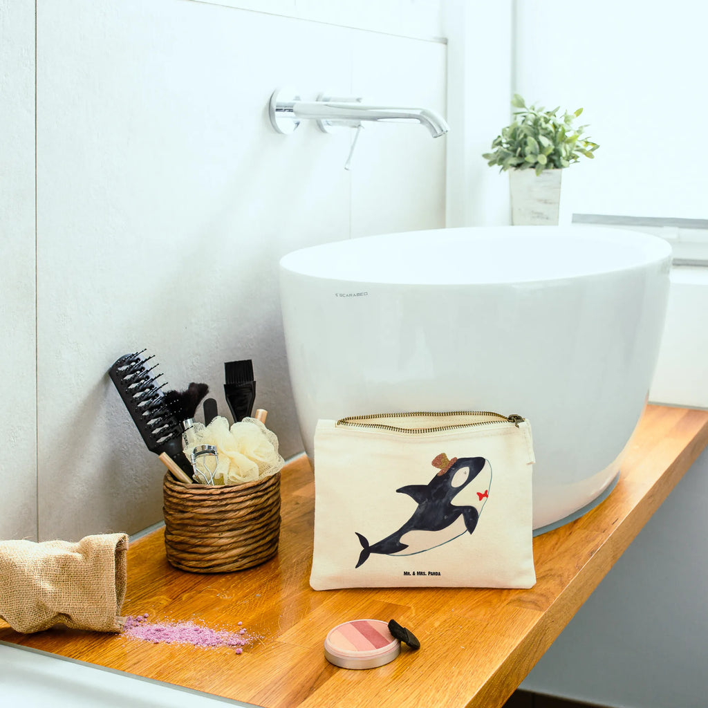 torebka na makijaż Orka cylinder Waschtasche, Schlampermäppchen, Schminktäschchen, Etui, beauty case, aufbewahrungsbeutel, Schminktasche, Schminkbeutel, toiletry bag, pinsel tasche, Kulturbeutel, Federmappe, aufbewahrungstasche, Stiftemäppchen, kosmetiktäschchen, Kosmetikbeutel, utensilientasche, pencil case, beauty tasche, Mäppchen, Kulturtasche, Kosmetiktasche, Waschbeutel, Meerestiere, Urlaub, Meer, Glitter, Narwal, Fest, Glitzer, Geburtstag, Glückwunsch, Orca, Feier, Fete, Konfetti