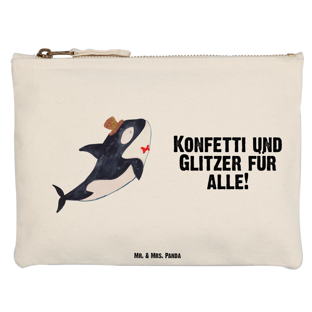 torebka na makijaż Orka cylinder Waschtasche, Schlampermäppchen, Schminktäschchen, Etui, beauty case, aufbewahrungsbeutel, Schminktasche, Schminkbeutel, toiletry bag, pinsel tasche, Kulturbeutel, Federmappe, aufbewahrungstasche, Stiftemäppchen, kosmetiktäschchen, Kosmetikbeutel, utensilientasche, pencil case, beauty tasche, Mäppchen, Kulturtasche, Kosmetiktasche, Waschbeutel, Meerestiere, Urlaub, Meer, Glitter, Narwal, Fest, Glitzer, Geburtstag, Glückwunsch, Orca, Feier, Fete, Konfetti