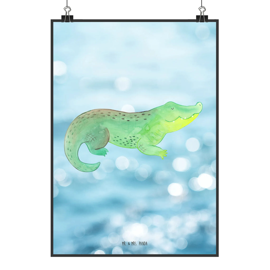 Plakat Krokodyl Plakat, grafikposter, wandkunst, Wanddekoration, Kunstdruck, kunstdruck poster, Wandschmuck, Poster, wanddeko, Wandposter, Wanddeko Bild, Deko Bild, Wandbild, wanddruck, Posterdruck, Bild, Designposter, Bild für Wand, drucke, kunstposter, Mr. & Mrs. Panda Poster, kunst für die wand, Meer, Meerestiere, Urlaub, Krokodile, Abenteuerlust, Beste Freundin, Verrückt sein, Krokodil, Freundin, Spontan sein, Lieblingsmensch, Reiselust