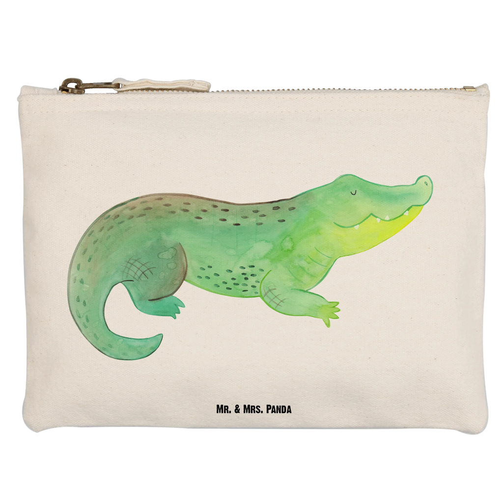 torebka na makijaż Krokodyl toiletry bag, Federmappe, Waschtasche, Schminktäschchen, beauty case, utensilientasche, Schminktasche, Stiftemäppchen, Kosmetiktasche, aufbewahrungstasche, pencil case, Kulturbeutel, Etui, Schminkbeutel, Kosmetikbeutel, Schlampermäppchen, beauty tasche, Mäppchen, pinsel tasche, Kulturtasche, kosmetiktäschchen, Waschbeutel, aufbewahrungsbeutel, Meerestiere, Urlaub, Meer, Reiselust, Krokodile, Abenteuerlust, Beste Freundin, Spontan sein, Lieblingsmensch, Freundin, Verrückt sein, Krokodil