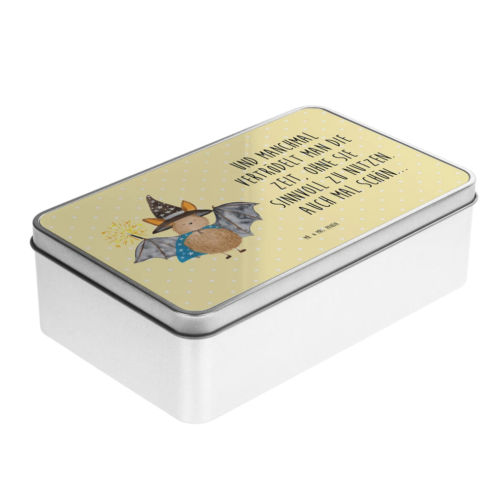 Metal tin bat wizard metal box, storage box, aluminium tin, tin box, Tin can, lock-up box, container, lunch box, tins, storage tin, cookie tin, small animals, cute, funny, cute animal motives, hand drawn, small world, funny sayings, good mood, happy, gifts, gift ideas, special gifts, animal lover, card, Bats, bats, magicians, women, get in, sorcerers