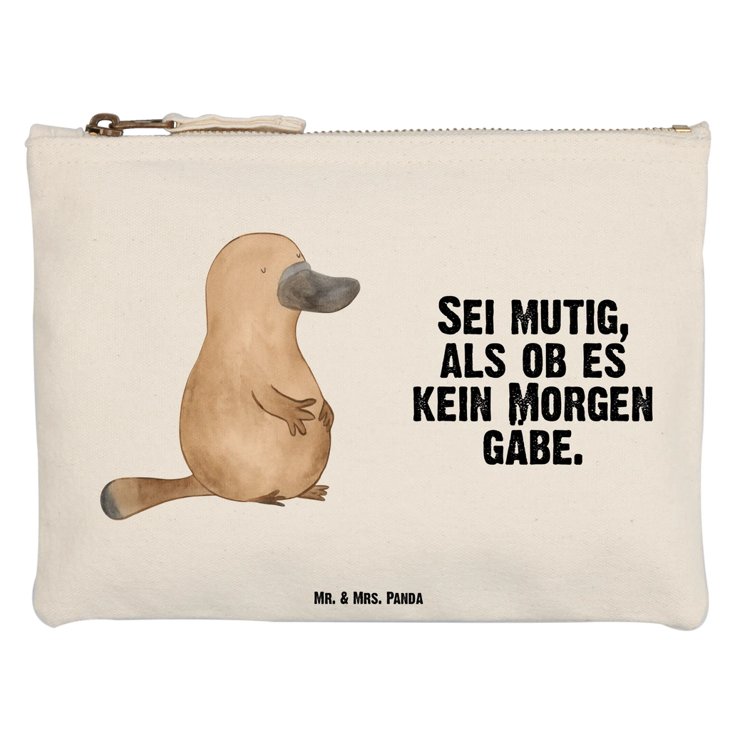 torebka na makijaż dziobak Odwaga Schminktäschchen, Schminktasche, aufbewahrungstasche, Kulturtasche, Mäppchen, kosmetiktäschchen, aufbewahrungsbeutel, pencil case, Federmappe, toiletry bag, Kulturbeutel, utensilientasche, Kosmetikbeutel, Etui, pinsel tasche, beauty case, beauty tasche, Schminkbeutel, Kosmetiktasche, Schlampermäppchen, Waschbeutel, Waschtasche, Stiftemäppchen, Meerestiere, Urlaub, Meer, Raodtrip, Neustart, Weltreise, Arbeit, Schnabeltier, Neuanfang, Motivation, Training, Mut, Lebensweisheit, Büro, mutig, Schnabeltiere