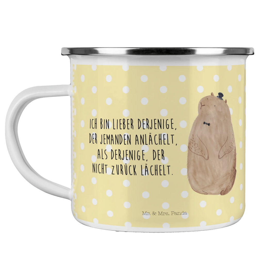 Camping Emaille Tasse Murmeltier Pott, blechbecher, Emaille Tasse, Kaffeetasse, Metalltasse, Reisebecher, Campingtasse, Emaille Becher, metallbecher, reisetasse, wandertasse, Blechtasse, emaillebecher, Teebecher, Tasse, Emailletasse, Campingbecher, Becher, Tasse Emaille, becher emaille, Trinkbecher, Teetasse, Kaffeebecher, Tiere, Tiermotive, Lustige Sprüche, Gute Laune, Anstand, Knigge, Freundlichkeit, Murmeltier, Respekt, Fröhlichkeit