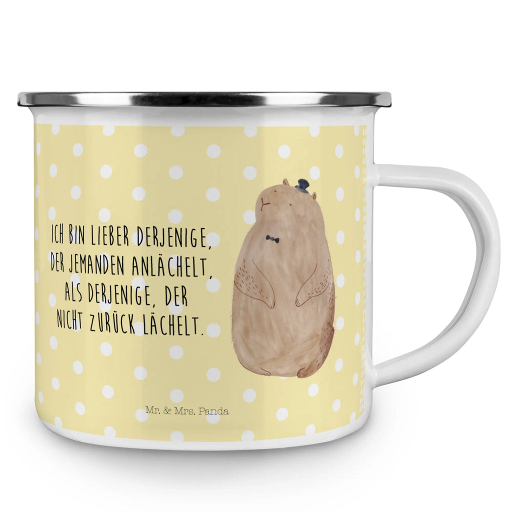 Camping Emaille Tasse Murmeltier Pott, blechbecher, Emaille Tasse, Kaffeetasse, Metalltasse, Reisebecher, Campingtasse, Emaille Becher, metallbecher, reisetasse, wandertasse, Blechtasse, emaillebecher, Teebecher, Tasse, Emailletasse, Campingbecher, Becher, Tasse Emaille, becher emaille, Trinkbecher, Teetasse, Kaffeebecher, Tiere, Tiermotive, Lustige Sprüche, Gute Laune, Anstand, Knigge, Freundlichkeit, Murmeltier, Respekt, Fröhlichkeit