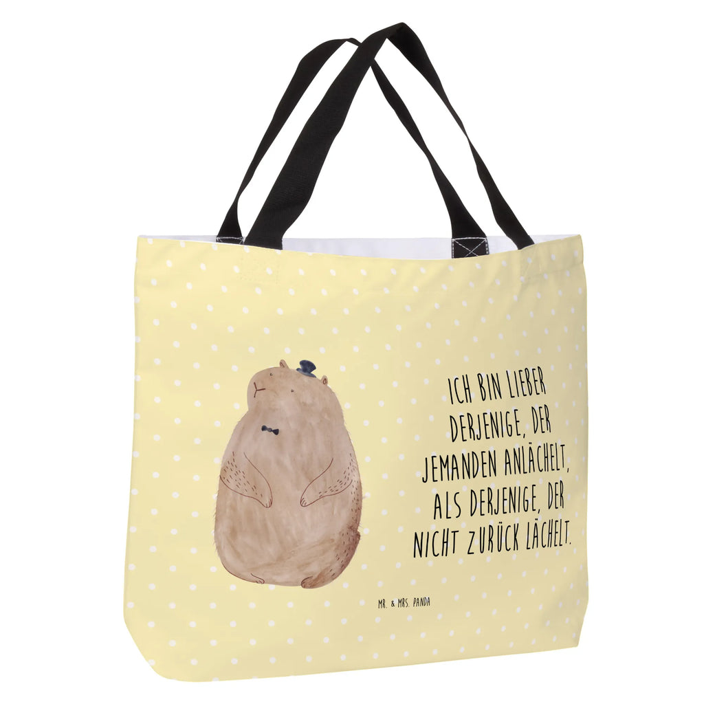 Shopper Świstak Strandtasche, Freizeittasche, Stofftasche, Tüte, Beutel, Tragebeutel, Shopper, Alltagstasche, Schultasche, Einkaufsbeutel, Ausflug, XXL Tasche, XL, Schultertasche, Schulbeutel, Einkaufstasche, Gute Laune, Lustige Sprüche, Tiermotive, Tiere, Respekt, Knigge, Anstand, Freundlichkeit, Murmeltier, Fröhlichkeit