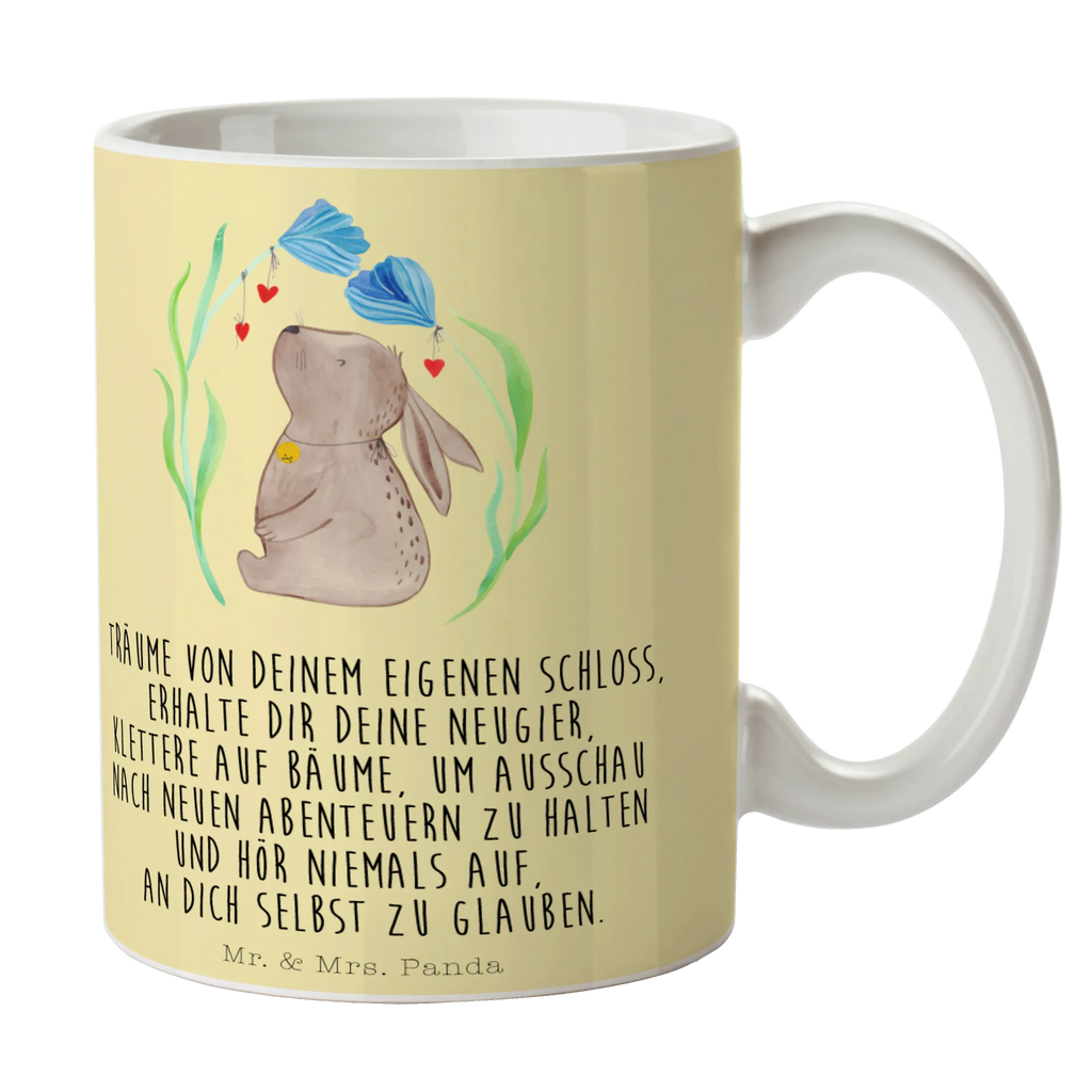 Mug Hare flower Porzellantasse, Tasse, Tasse mit Zitaten, Teetasse, Keramiktasse, Geschenktasse, Tasse mit Motiven, Kaffeetasse, Bürotasse, Ostern, Osterhase, Ostergeschenke, Osternest, Osterdeko, Geschenke zu Ostern, Ostern Geschenk, Ostergeschenke Kinder, Ostern Kinder, Schwangerschaft, Hoffnung, Taufgeschenk, Hase, Kaninchen, Taufe, Kindergeburtstag, Geburt, Geburtstag, Träume, Kind, erstes Kind