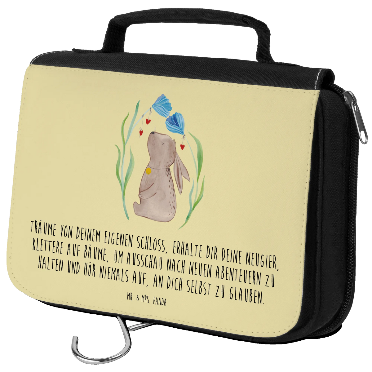 Kulturbeutel Hase Blume Toilettentasche, hygienebeutel, Reisebeutel, Reise-Kulturtasche, Make-Up Tasche, kulturtäschchen, beauty case, beautycase, Schminkbeutel, Kosmetiktasche, Kulturbeutel, badtasche, Kosmetikbeutel, Necessaire, Kulturtasche, Waschtasche, Waschbeutel, Schminktasche, hygienetasche, duschbeutel, kosmetiktäschchen, Ostern, Osterdeko, Osterhase, Osternest, Ostergeschenke, Geschenke zu Ostern, Ostern Geschenk, Ostergeschenke Kinder, Ostern Kinder, Geburt, Kaninchen, Kindergeburtstag, Taufe, Träume, Schwangerschaft, Hoffnung, Hase, Kind, Geburtstag, Erstes Kind, Taufgeschenk