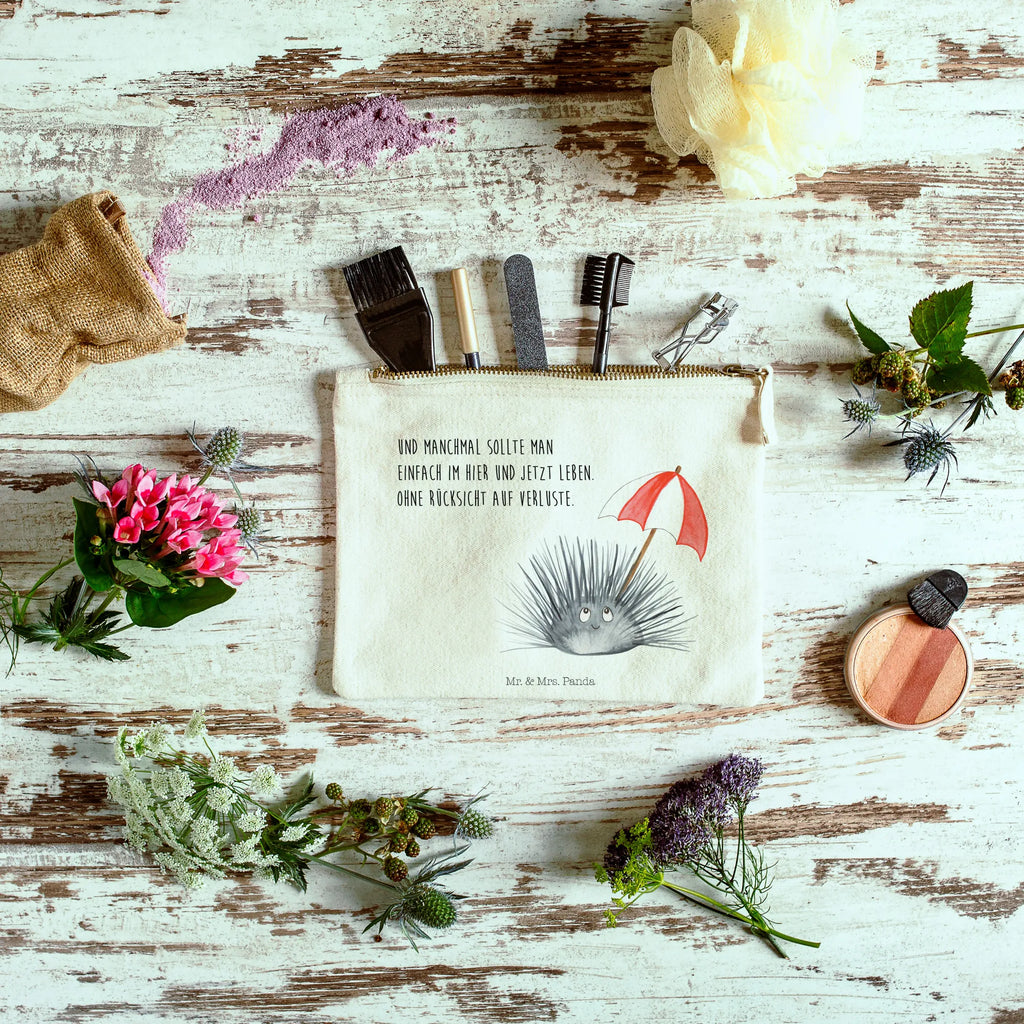 torebka na makijaż Jeżowiec Zwierzeta morskie, Morze, Wakacje