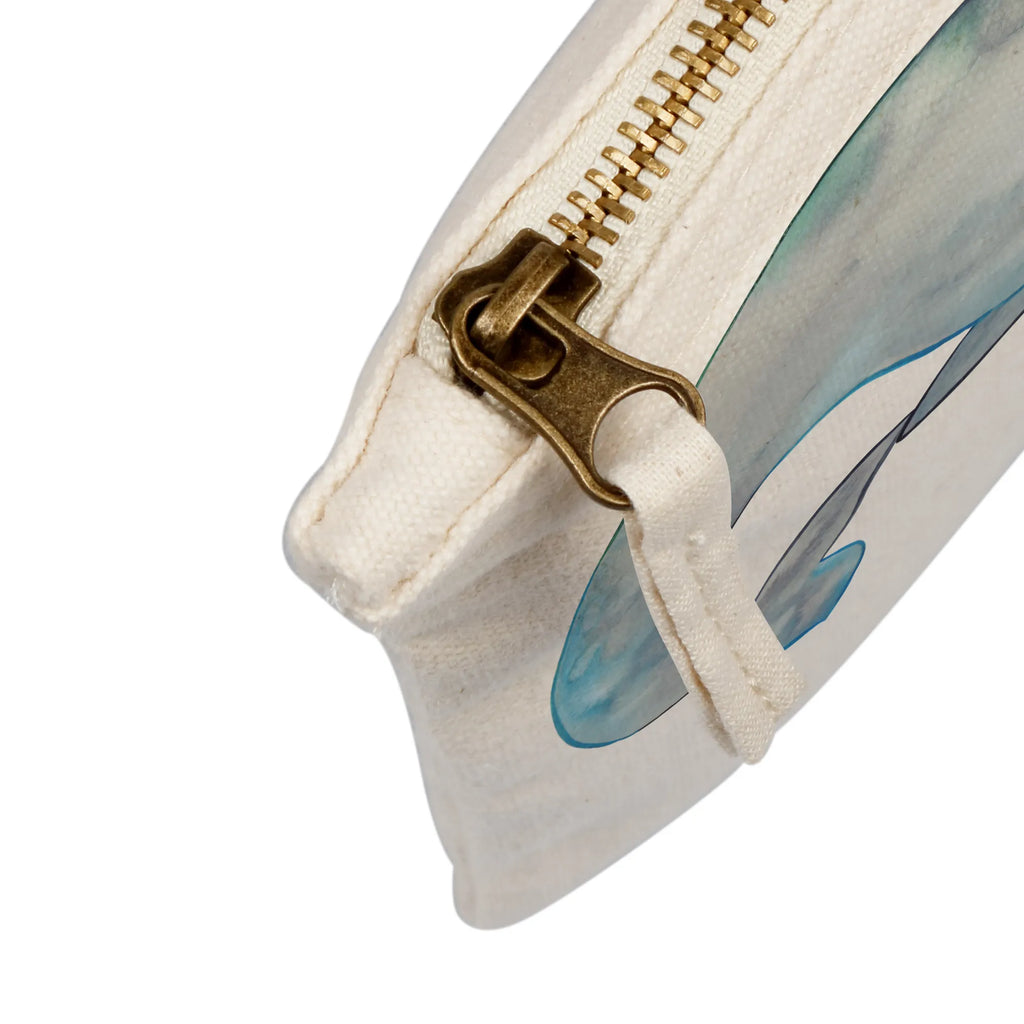 torebka na makijaż Narwal Kulturtasche, Schminkbeutel, Schminktäschchen, Kulturbeutel, pinsel tasche, aufbewahrungsbeutel, Kosmetiktasche, Schminktasche, Schlampermäppchen, pencil case, Waschbeutel, toiletry bag, utensilientasche, Federmappe, beauty case, Stiftemäppchen, Etui, aufbewahrungstasche, Mäppchen, beauty tasche, Waschtasche, Kosmetikbeutel, kosmetiktäschchen, Meerestiere, Urlaub, Meer, Hausfrau, Wal, Putzen, Aufräumen, Kinderzimmer, Narwal, Junggesellin