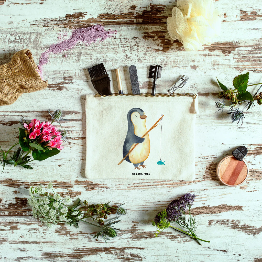 Make-up bag Penguin angler Etui, aufbewahrungsbeutel, Schminktasche, toiletry bag, beauty tasche, Kulturtasche, kosmetiktäschchen, pinsel tasche, Kosmetiktasche, Schminkbeutel, Kulturbeutel, Waschtasche, aufbewahrungstasche, utensilientasche, Schlampermäppchen, Mäppchen, pencil case, Federmappe, Waschbeutel, Schminktäschchen, Kosmetikbeutel, beauty case, Stiftemäppchen, Pinguin, Tagesplan, Freundinnen, Geschenkidee, Neustart, Wochenende, Planer, Geschenk, Plan, Pinguine, Motivation, Urlaub, Angler, Tagträume, Angeln, Hobby