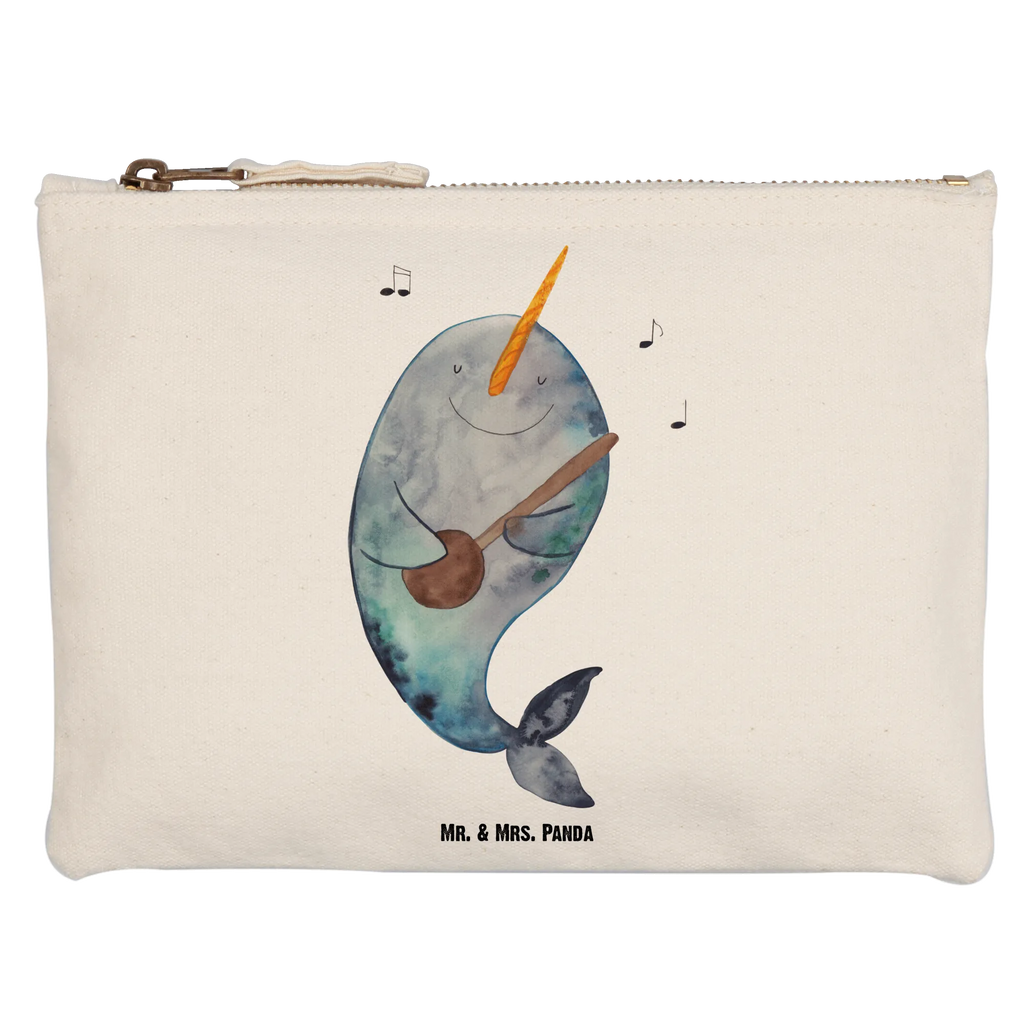 torebka na makijaż narwal Gitara Kulturtasche, pencil case, Kosmetiktasche, Stiftemäppchen, Waschbeutel, utensilientasche, aufbewahrungstasche, Kulturbeutel, pinsel tasche, Waschtasche, beauty case, Schminktasche, beauty tasche, Mäppchen, Kosmetikbeutel, aufbewahrungsbeutel, Schminktäschchen, Schminkbeutel, toiletry bag, Schlampermäppchen, Federmappe, Etui, kosmetiktäschchen, Meerestiere, Urlaub, Meer, Narwal, Tanzen, Gitarre, Probleme, Wal, Frust, Problemlösung, Gespräche