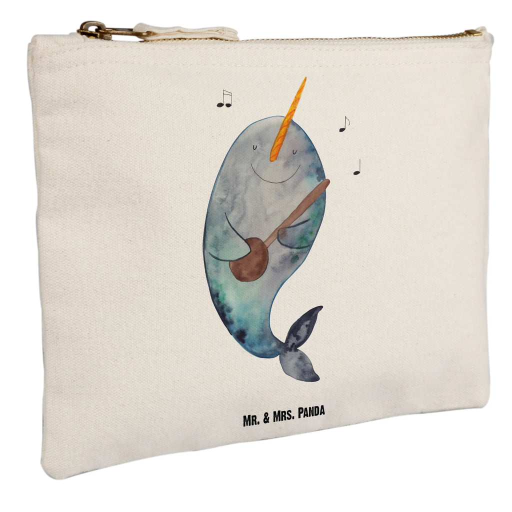 torebka na makijaż narwal Gitara Kulturtasche, pencil case, Kosmetiktasche, Stiftemäppchen, Waschbeutel, utensilientasche, aufbewahrungstasche, Kulturbeutel, pinsel tasche, Waschtasche, beauty case, Schminktasche, beauty tasche, Mäppchen, Kosmetikbeutel, aufbewahrungsbeutel, Schminktäschchen, Schminkbeutel, toiletry bag, Schlampermäppchen, Federmappe, Etui, kosmetiktäschchen, Meerestiere, Urlaub, Meer, Narwal, Tanzen, Gitarre, Probleme, Wal, Frust, Problemlösung, Gespräche