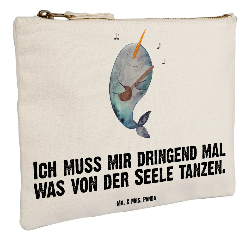 torebka na makijaż narwal Gitara Kulturtasche, pencil case, Kosmetiktasche, Stiftemäppchen, Waschbeutel, utensilientasche, aufbewahrungstasche, Kulturbeutel, pinsel tasche, Waschtasche, beauty case, Schminktasche, beauty tasche, Mäppchen, Kosmetikbeutel, aufbewahrungsbeutel, Schminktäschchen, Schminkbeutel, toiletry bag, Schlampermäppchen, Federmappe, Etui, kosmetiktäschchen, Meerestiere, Urlaub, Meer, Narwal, Tanzen, Gitarre, Probleme, Wal, Frust, Problemlösung, Gespräche