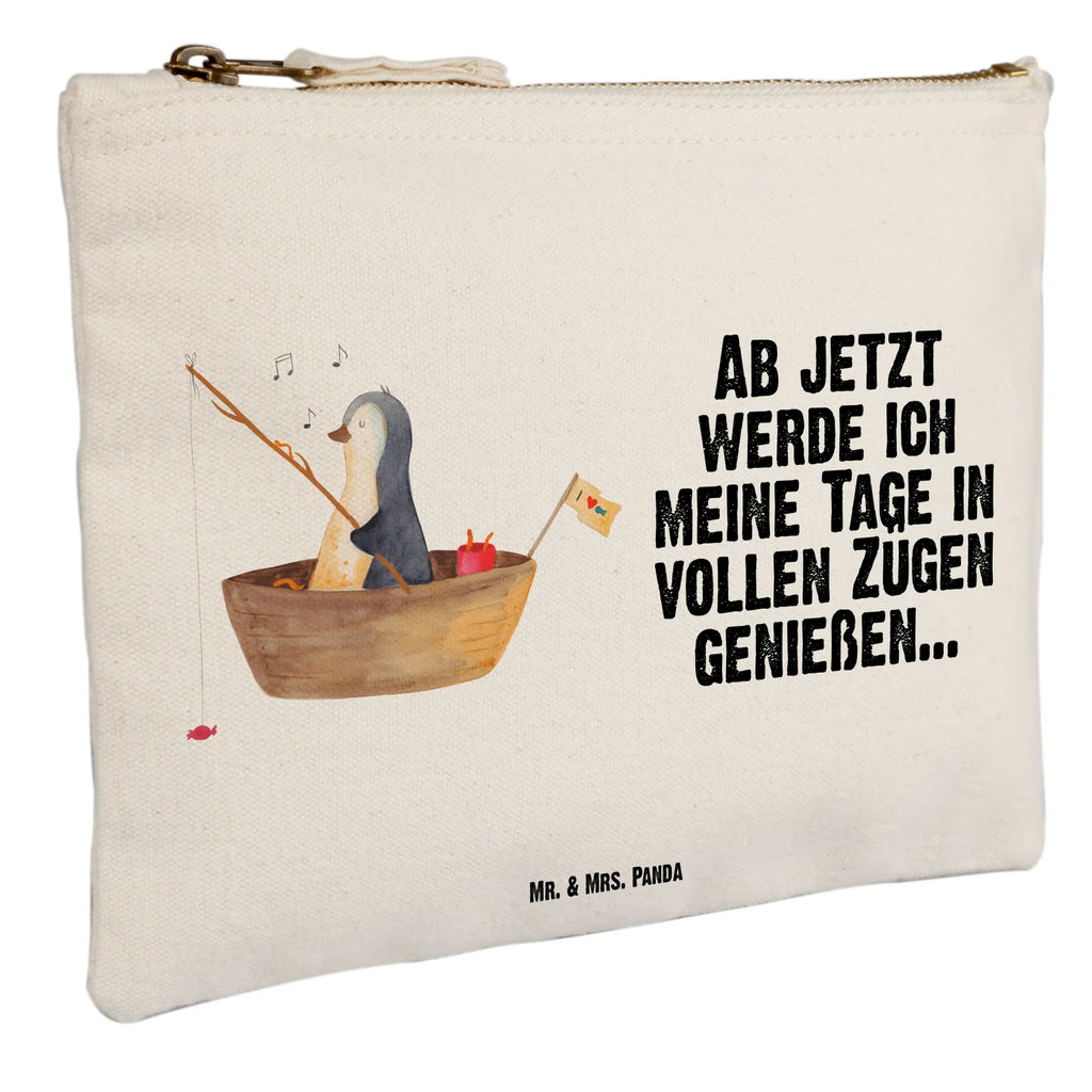 Make-up bag Penguin fishing boat Schlampermäppchen, Schminktasche, beauty case, kosmetiktäschchen, Stiftemäppchen, Etui, Kosmetiktasche, toiletry bag, Kosmetikbeutel, beauty tasche, utensilientasche, aufbewahrungsbeutel, aufbewahrungstasche, Mäppchen, Kulturtasche, Waschtasche, Federmappe, Waschbeutel, Schminktäschchen, pinsel tasche, Schminkbeutel, Kulturbeutel, pencil case, Pinguin, Pinguine, Leben, Scheidung, Neustart, Lebenslust, Genießen, Angeln, Trennung, Neuanfang, Motivation, Angelboot, Boot, Geschenkidee Liebeskummer