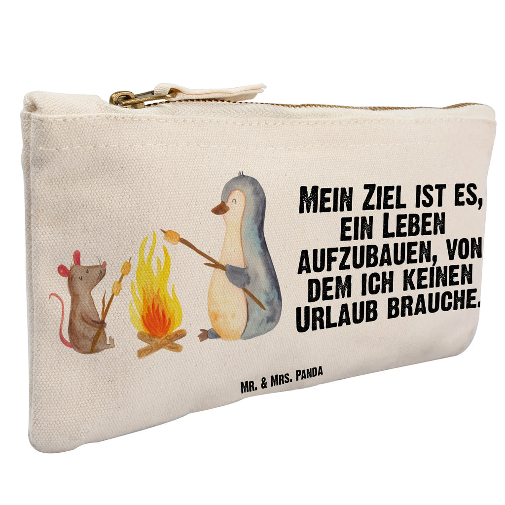 torebka na makijaż pingwin ognisko Kulturtasche, aufbewahrungstasche, kosmetiktäschchen, Kosmetiktasche, beauty tasche, pencil case, toiletry bag, Schlampermäppchen, Etui, Waschbeutel, Mäppchen, Schminktäschchen, aufbewahrungsbeutel, Kulturbeutel, Stiftemäppchen, beauty case, Waschtasche, Kosmetikbeutel, Federmappe, Schminkbeutel, Schminktasche, utensilientasche, pinsel tasche, Pinguin, Pinguine, Grillen, Leben, Feuer, Job, Lagerfeuer, Liebe, Büroalltag, Büro, Neustart, Lebensspruch, Motivation, Arbeit, Maus, Marshmallows, Lebensmotivation