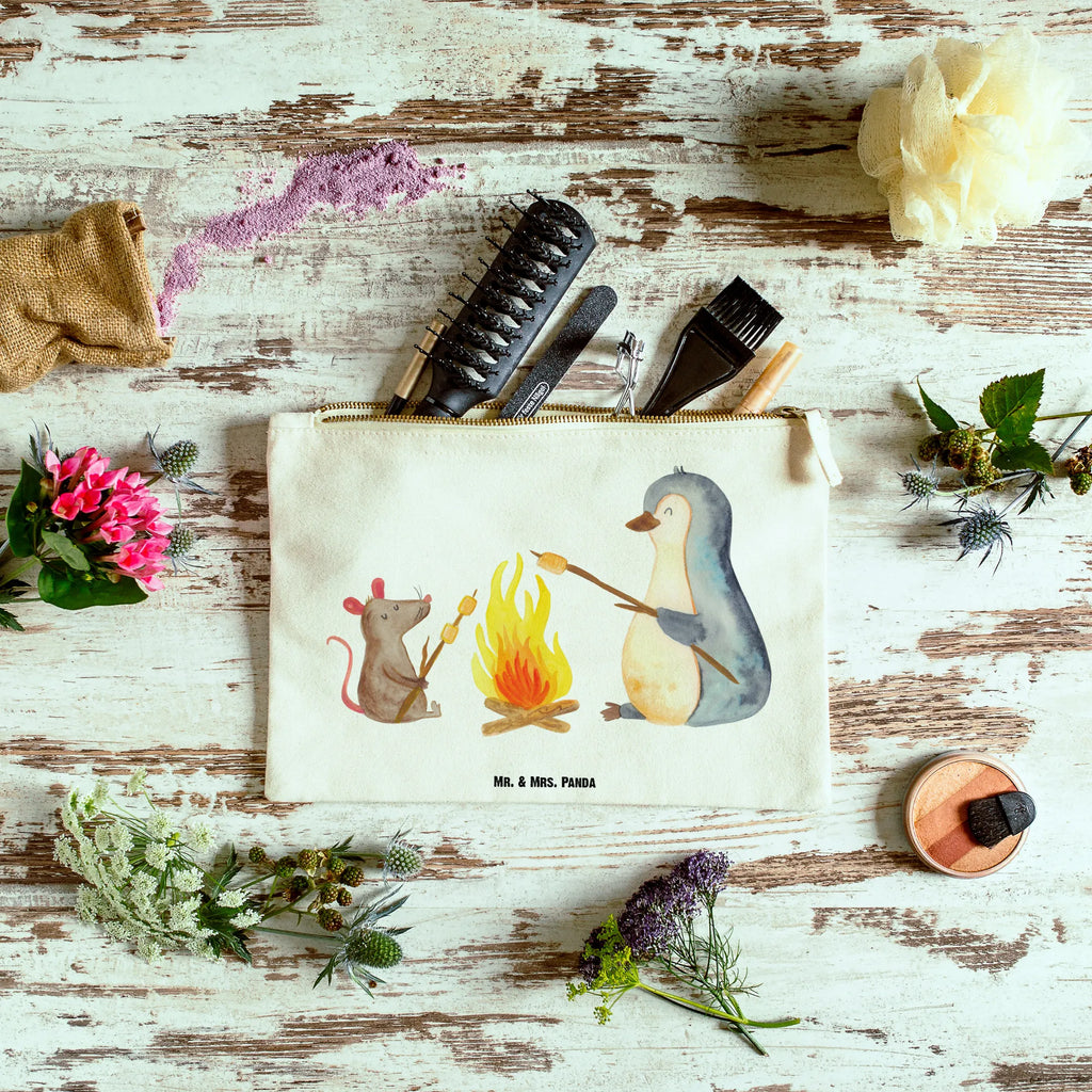 torebka na makijaż pingwin ognisko Kulturtasche, aufbewahrungstasche, kosmetiktäschchen, Kosmetiktasche, beauty tasche, pencil case, toiletry bag, Schlampermäppchen, Etui, Waschbeutel, Mäppchen, Schminktäschchen, aufbewahrungsbeutel, Kulturbeutel, Stiftemäppchen, beauty case, Waschtasche, Kosmetikbeutel, Federmappe, Schminkbeutel, Schminktasche, utensilientasche, pinsel tasche, Pinguin, Pinguine, Grillen, Leben, Feuer, Job, Lagerfeuer, Liebe, Büroalltag, Büro, Neustart, Lebensspruch, Motivation, Arbeit, Maus, Marshmallows, Lebensmotivation