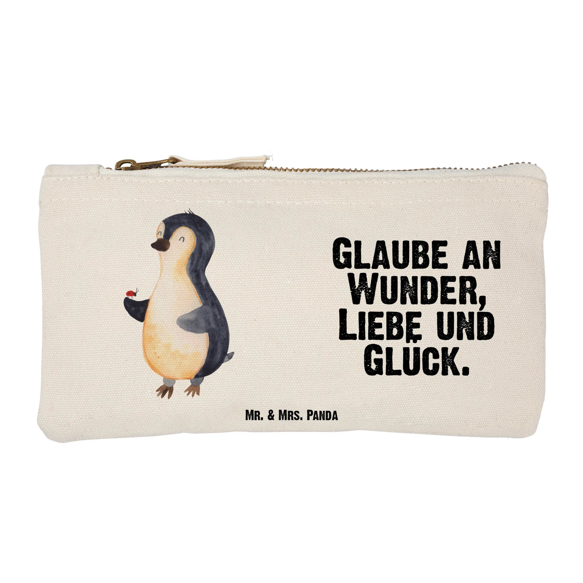 Make-up bag Penguin ladybug North Pole, Penguins, wonder, joy of life, penguins, ladybird, joy