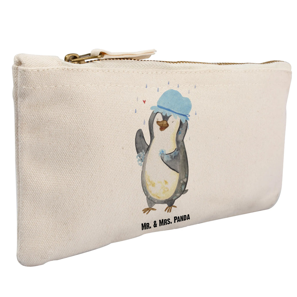 Make-up bag Penguin have a shower Schminkbeutel, beauty tasche, Stiftemäppchen, Etui, Kosmetiktasche, Schminktasche, Federmappe, pencil case, aufbewahrungstasche, toiletry bag, pinsel tasche, utensilientasche, Mäppchen, aufbewahrungsbeutel, kosmetiktäschchen, Kosmetikbeutel, beauty case, Kulturtasche, Kulturbeutel, Waschbeutel, Schlampermäppchen, Schminktäschchen, Waschtasche, Pinguin, Neustart, Neuanfang, glücklich sein, Dusche, Lebensmotto, Duschen, Pinguine, Motivation