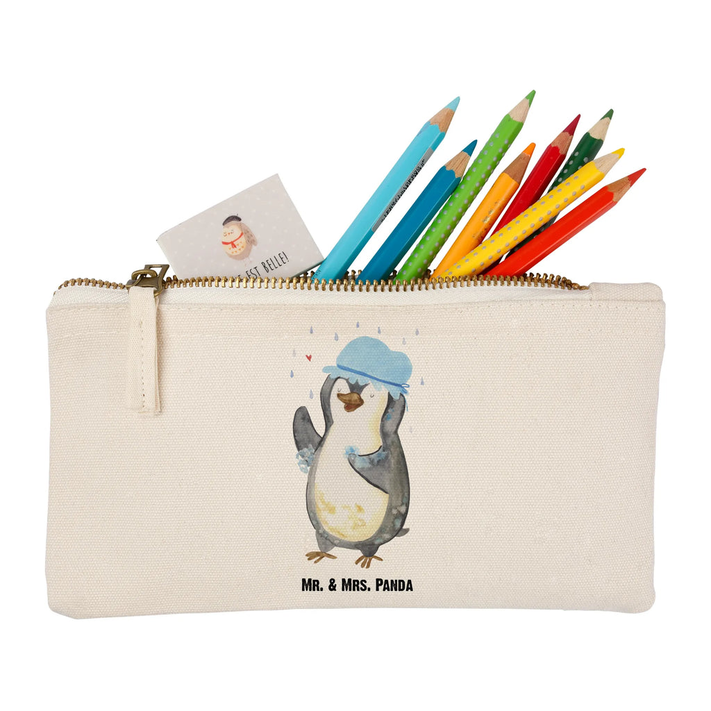 Make-up bag Penguin have a shower Schminkbeutel, beauty tasche, Stiftemäppchen, Etui, Kosmetiktasche, Schminktasche, Federmappe, pencil case, aufbewahrungstasche, toiletry bag, pinsel tasche, utensilientasche, Mäppchen, aufbewahrungsbeutel, kosmetiktäschchen, Kosmetikbeutel, beauty case, Kulturtasche, Kulturbeutel, Waschbeutel, Schlampermäppchen, Schminktäschchen, Waschtasche, Pinguin, Neustart, Neuanfang, glücklich sein, Dusche, Lebensmotto, Duschen, Pinguine, Motivation