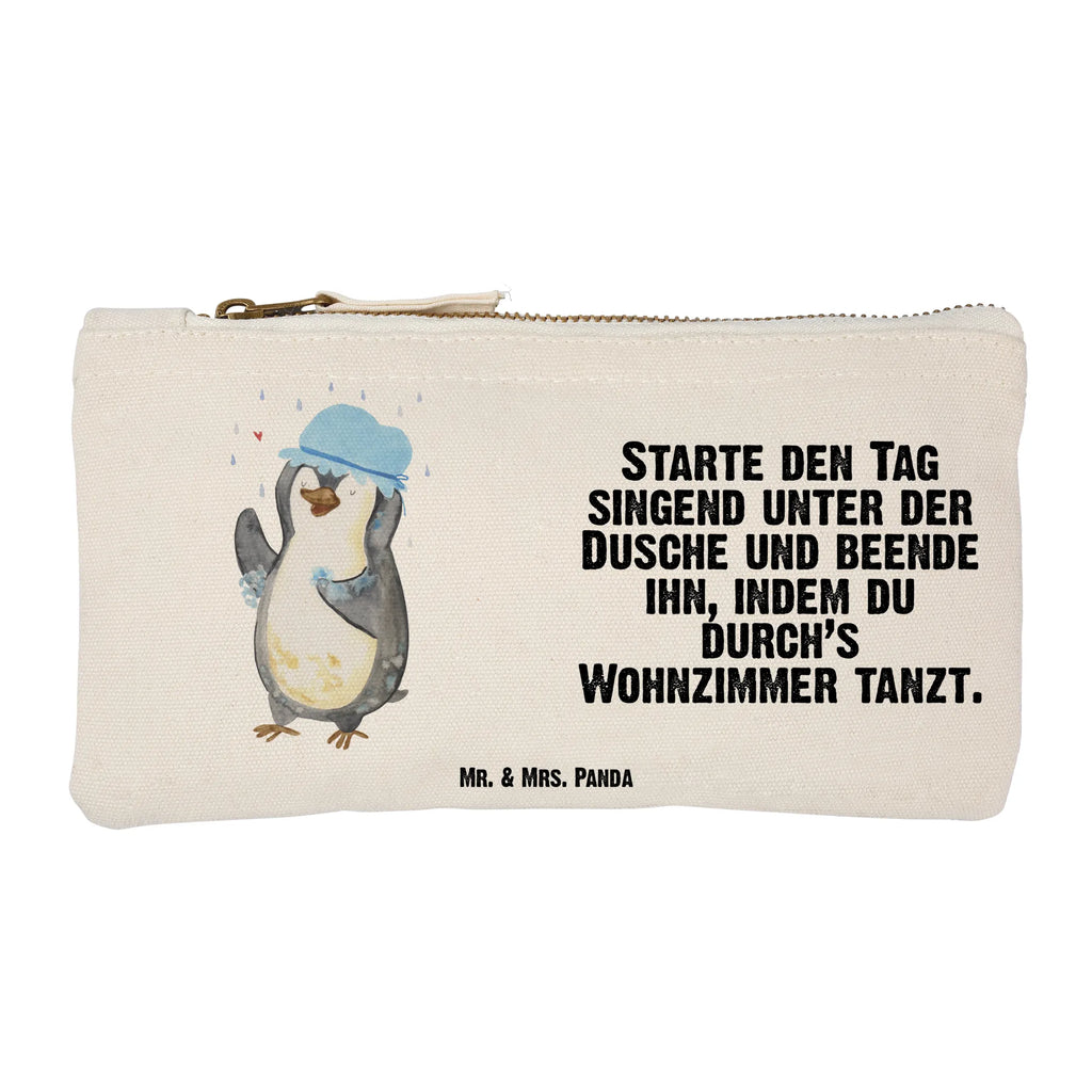 Make-up bag Penguin have a shower Schminkbeutel, beauty tasche, Stiftemäppchen, Etui, Kosmetiktasche, Schminktasche, Federmappe, pencil case, aufbewahrungstasche, toiletry bag, pinsel tasche, utensilientasche, Mäppchen, aufbewahrungsbeutel, kosmetiktäschchen, Kosmetikbeutel, beauty case, Kulturtasche, Kulturbeutel, Waschbeutel, Schlampermäppchen, Schminktäschchen, Waschtasche, Pinguin, Neustart, Neuanfang, glücklich sein, Dusche, Lebensmotto, Duschen, Pinguine, Motivation