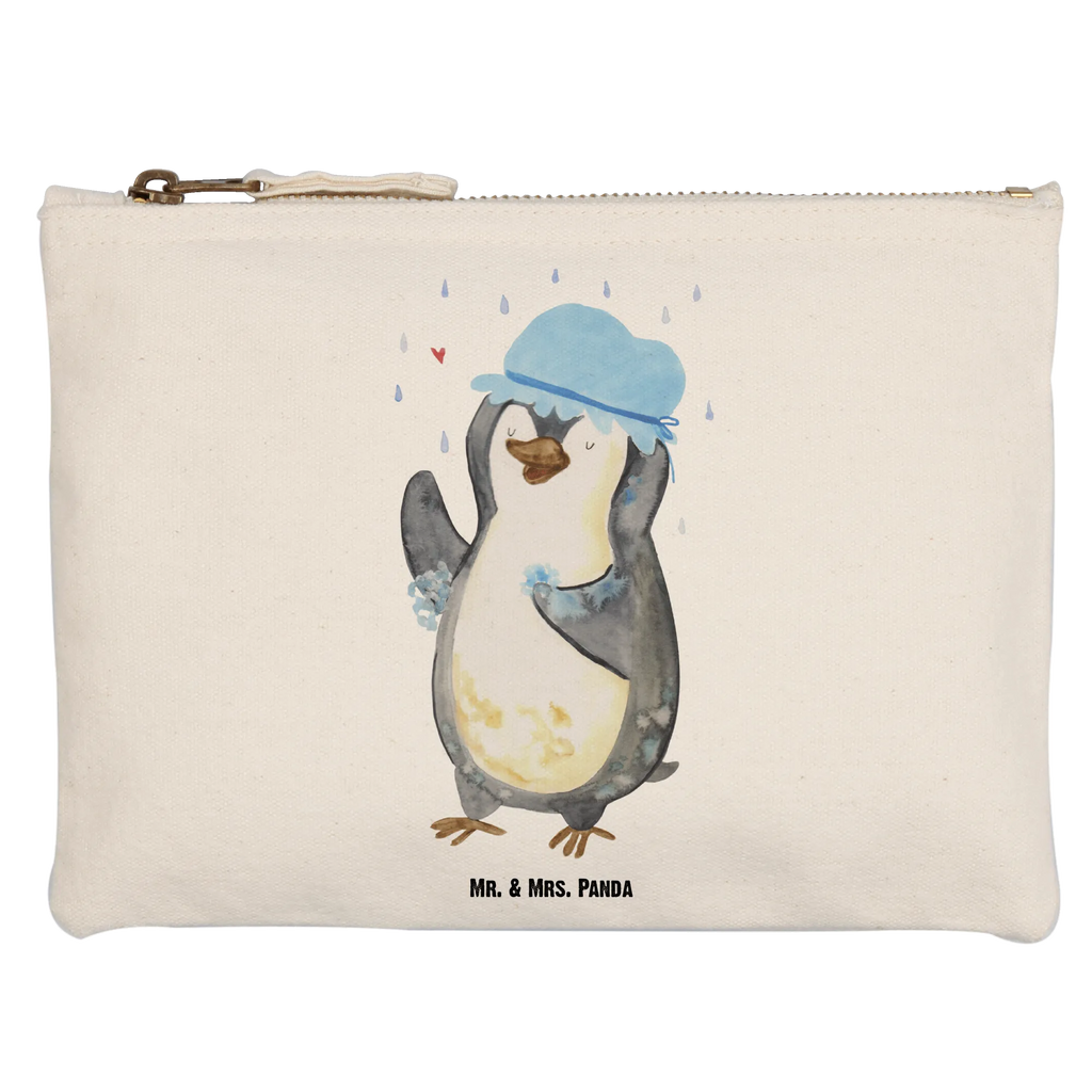 Make-up bag Penguin have a shower Schminkbeutel, beauty tasche, Stiftemäppchen, Etui, Kosmetiktasche, Schminktasche, Federmappe, pencil case, aufbewahrungstasche, toiletry bag, pinsel tasche, utensilientasche, Mäppchen, aufbewahrungsbeutel, kosmetiktäschchen, Kosmetikbeutel, beauty case, Kulturtasche, Kulturbeutel, Waschbeutel, Schlampermäppchen, Schminktäschchen, Waschtasche, Pinguin, Neustart, Neuanfang, glücklich sein, Dusche, Lebensmotto, Duschen, Pinguine, Motivation