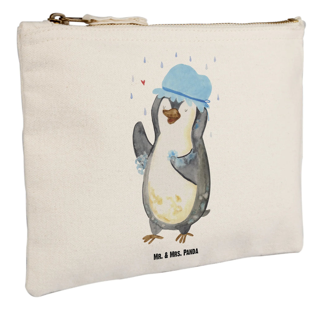 Make-up bag Penguin have a shower Schminkbeutel, beauty tasche, Stiftemäppchen, Etui, Kosmetiktasche, Schminktasche, Federmappe, pencil case, aufbewahrungstasche, toiletry bag, pinsel tasche, utensilientasche, Mäppchen, aufbewahrungsbeutel, kosmetiktäschchen, Kosmetikbeutel, beauty case, Kulturtasche, Kulturbeutel, Waschbeutel, Schlampermäppchen, Schminktäschchen, Waschtasche, Pinguin, Neustart, Neuanfang, glücklich sein, Dusche, Lebensmotto, Duschen, Pinguine, Motivation